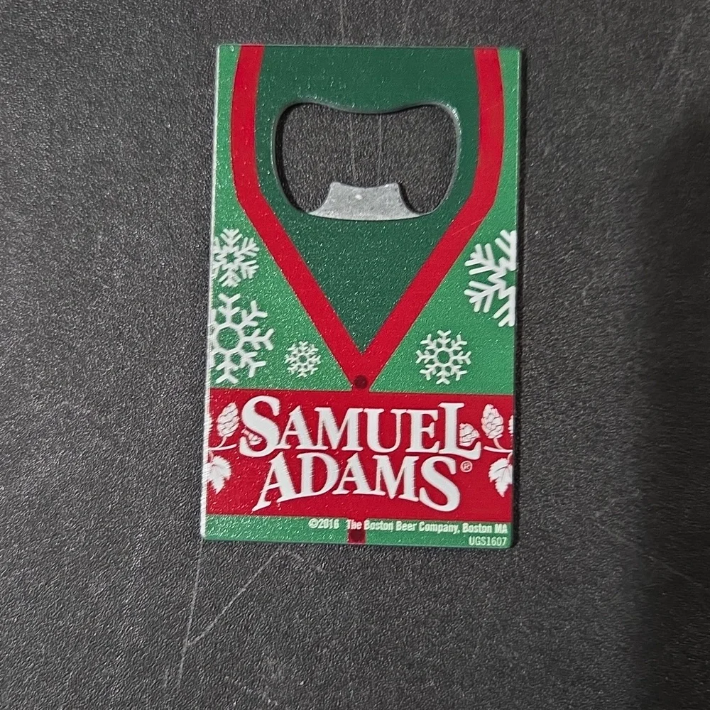 Sam Adams Wallet Metal Bottle Opener